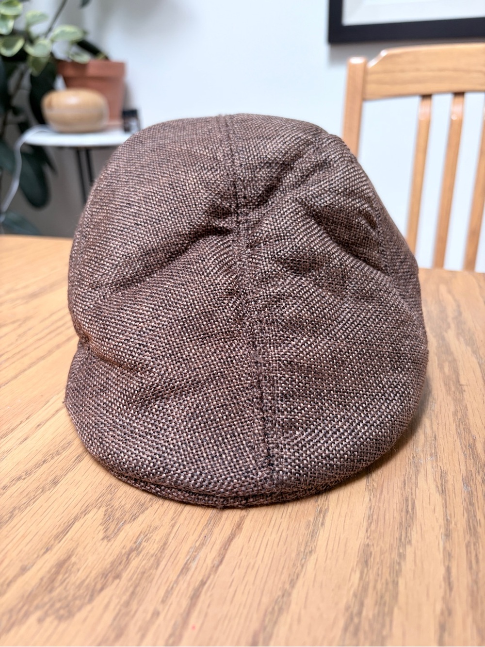 Newsboy Cap Brown in Mesh - Costume - Sherlock Holmes - Vintage Style - Picture 4 of 5